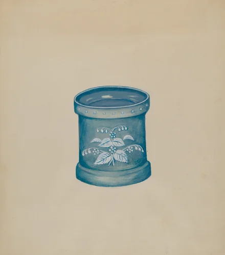 Powder Box by Florence Stevenson, index of american design, 1936