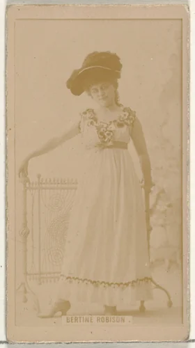 Bertine Robison, from the Actors and Actresses series (N145-8) issued by Duke Sons & Co. to promote Duke Cigarettes by W. Duke, Sons & Co., photograph, 1890-1895