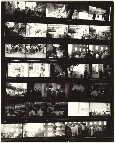 Guggenheim 454/Americans 14--Hollywood by Robert Frank, photograph, 1956
