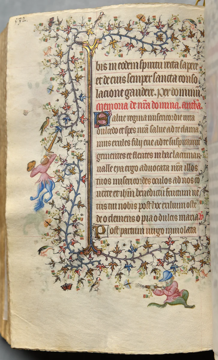 Hours of Charles the Noble, King of Navarre (1361-1425): fol. 260v, Text by Master of the Brussels Initials and Associates, book, 1400-1410