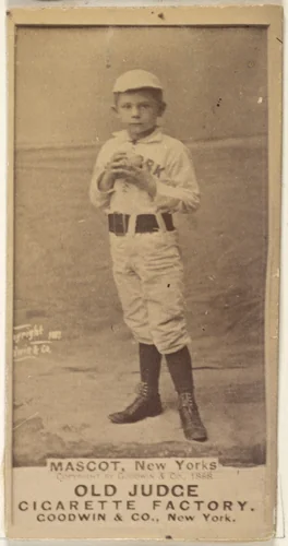 Mascot, New York, from the Old Judge series (N172) for Old Judge Cigarettes by Goodwin & Company, photograph, 1888