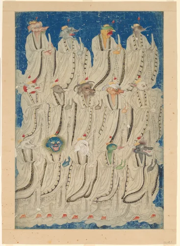 Fourteen Constellations by Unidentified Artist, painting, 1671-1699