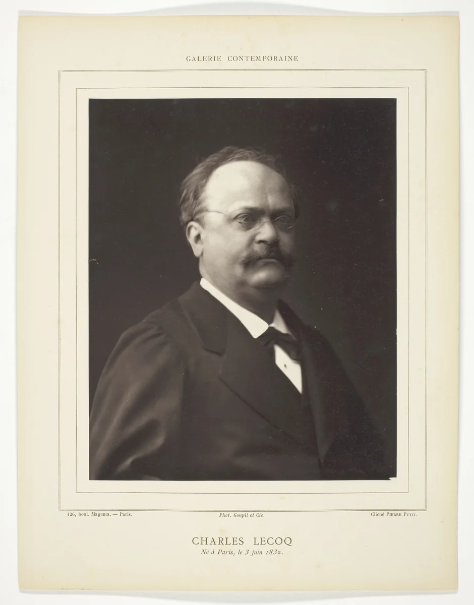 Charles Lecoq by Pierre Petit, photograph, 1871-1889