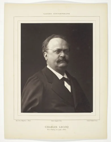 Charles Lecoq by Pierre Petit, photograph, 1871-1889