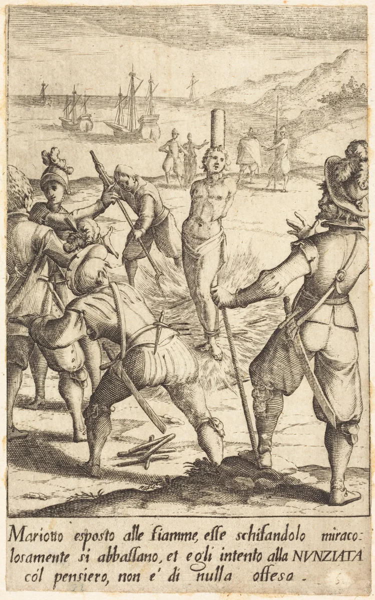 Mariotto by Jacques Callot, print, 1619