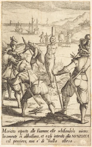 Mariotto by Jacques Callot, print, 1619