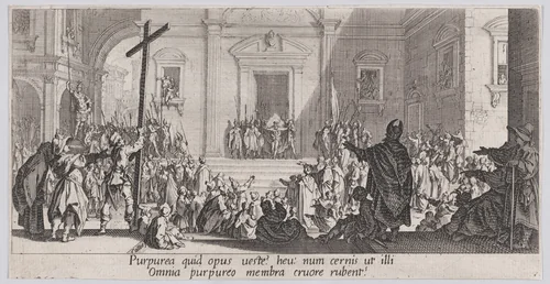 La Présentation au Peuple (The Presentation of Christ to the People), from "La Grande Passion" (The Large Passion)Passion) by Jacques Callot, print, 1618-1630