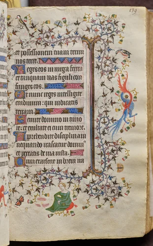 Hours of Charles the Noble, King of Navarre (1361-1425): fol. 70r, Text by Master of the Brussels Initials and Associates, book, 1400-1410