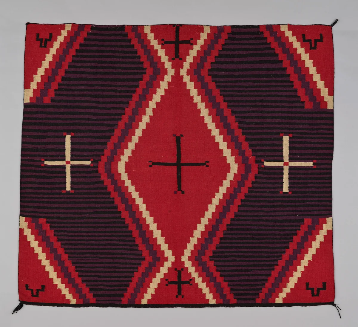 Chief Blanket (Third Phase) by Navajo, textile, 1870-1890