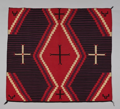 Chief Blanket (Third Phase) by Navajo, textile, 1870-1890
