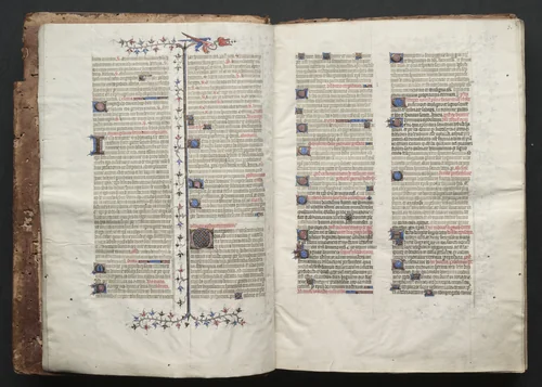 The Gotha Missal: Fol. 3r, Text by Master of the Boqueteaux, book, 1370-1380