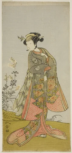 The Actor Segawa Yujiro I in an Unidentified Role by Katsukawa Shunsho (勝川 春章), print, 1768-1778