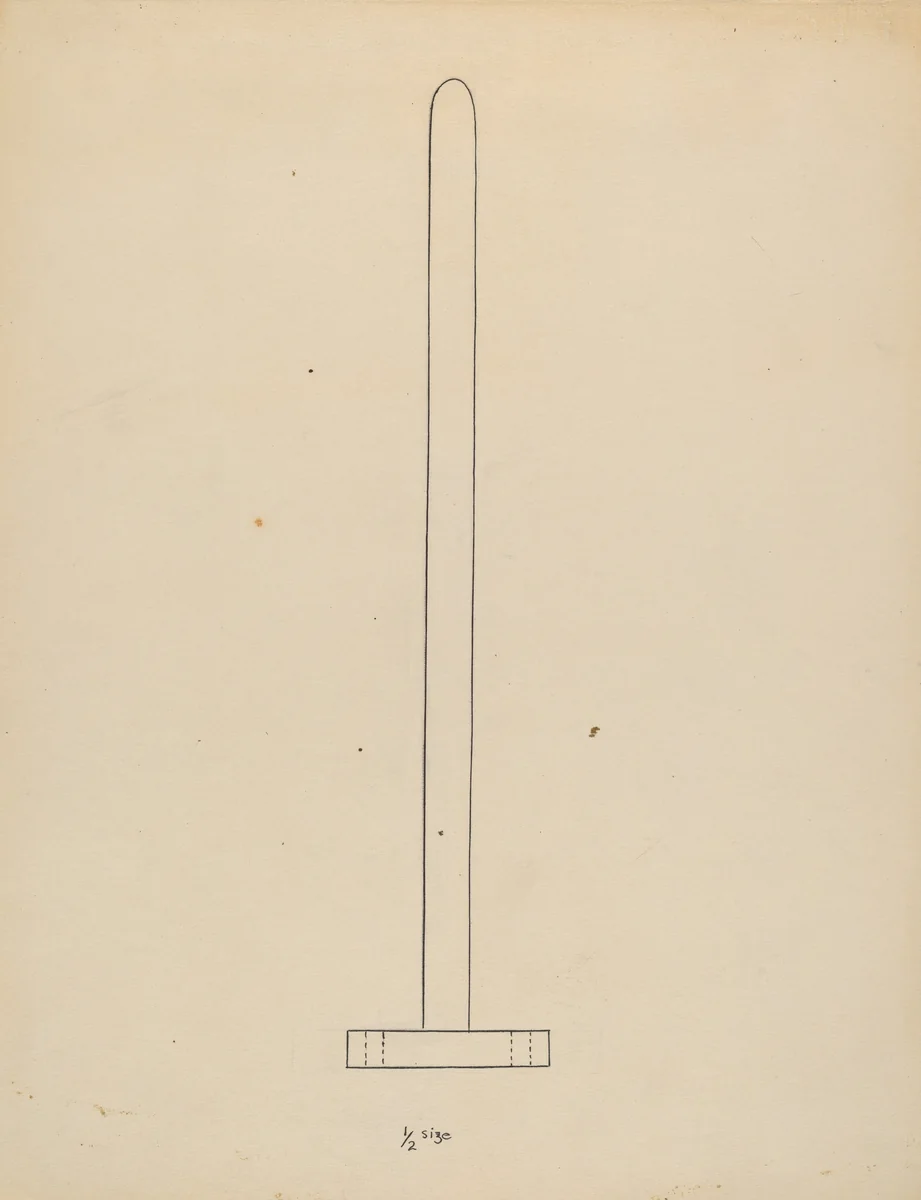Butter Churn by Giacinto Capelli, index of american design, 1940