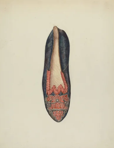 Evening Slipper by William Kieckhofel, index of american design, 1937