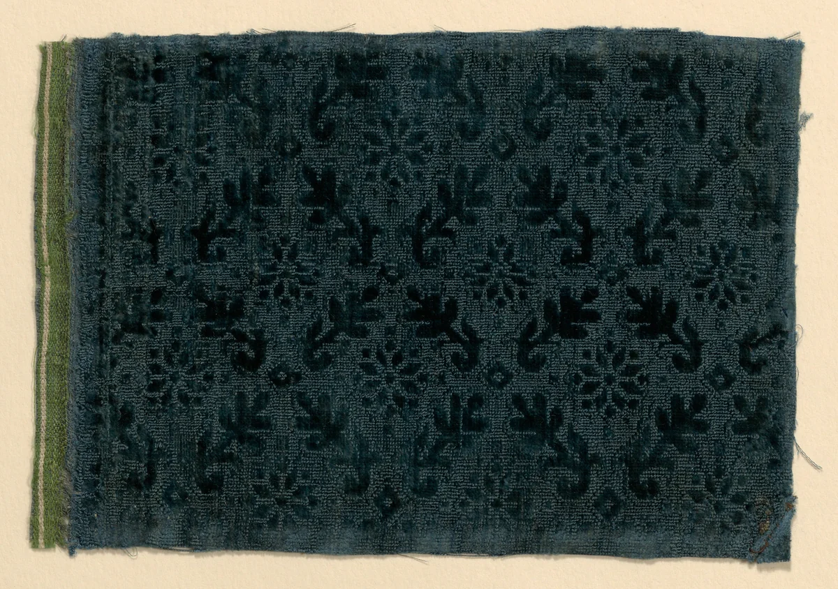 Fragment by Italy, textile, 1601-1625