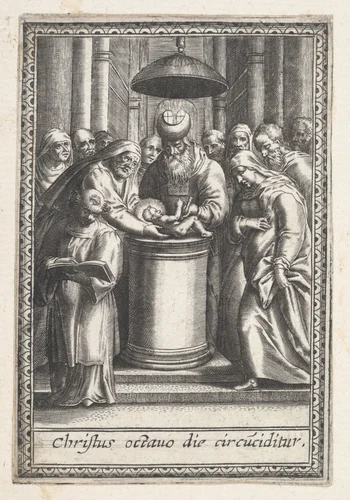 The Circumcision of Christ by anonymous, print, 1590-1625