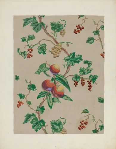 Wall Paper by Margaret Knapp, index of american design, 1937