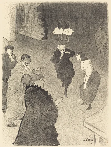 Emilienne d'Alencon et Mariquita? by Henri Gabriel Ibels, portfolio, 1893