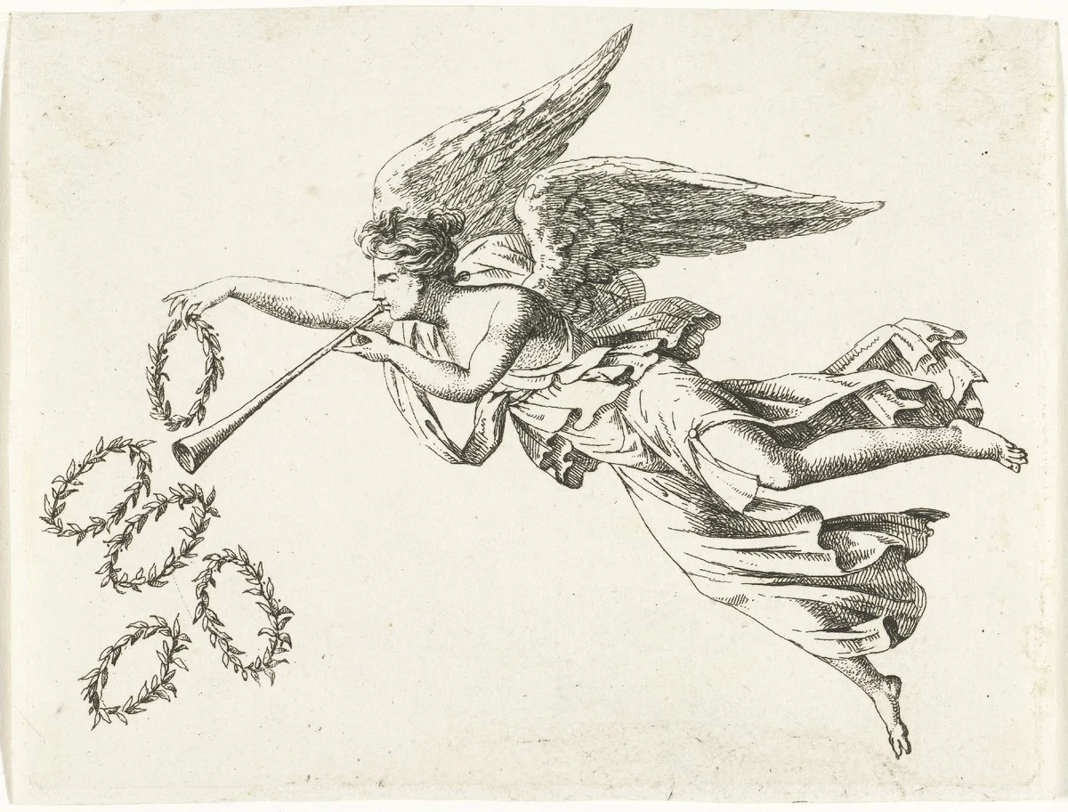 Vliegende faam by Frédéric Théodore Faber, print, 1810-1817