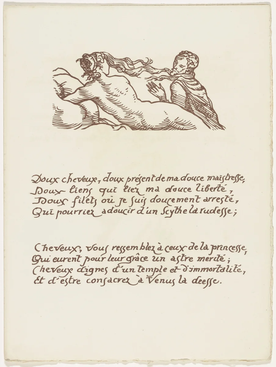 Headpiece (folio 118) from Les Amours (The Loves) by Émile Bernard, illustrated book, 1915