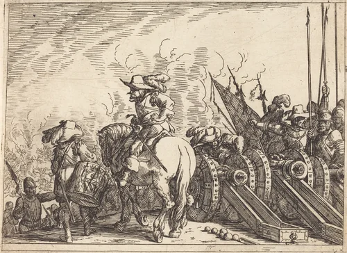 Capricci di varie battaglie by Johann Wilhelm Baur, print, 1635
