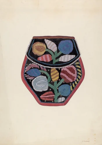 Purse by Syrena Swanson, index of american design, 1937