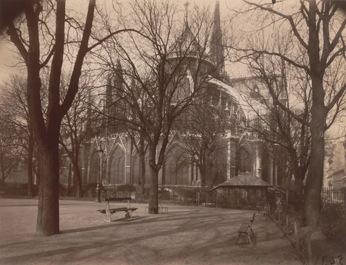 Notre-Dame by Eugène Atget, photograph, 1925
