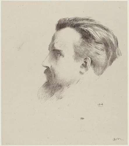 Maurice Denis by Odilon Redon, print, 1903