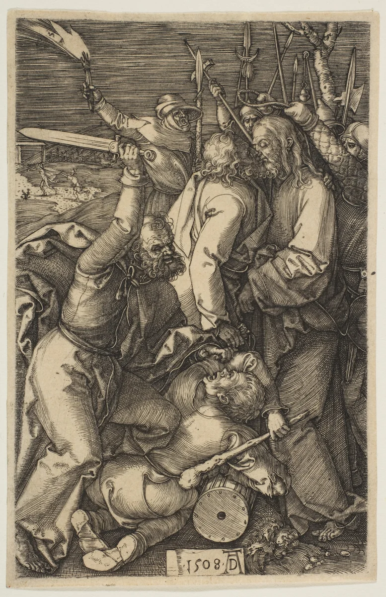 The Betrayal of Christ, from "The Passion" by Albrecht Dürer, print, 1508