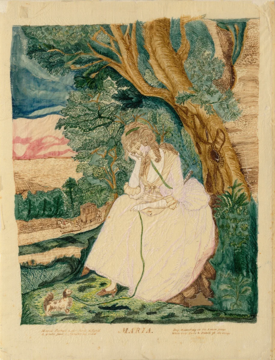 Maria by American 18th Century, painting, 1790