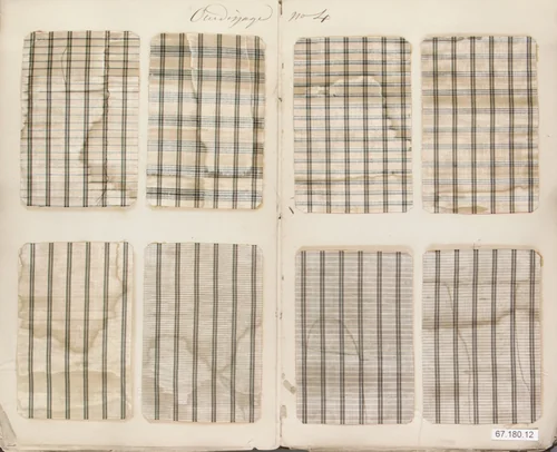 Textile Sample Book by M. Coudurier, textile, 1849-1863