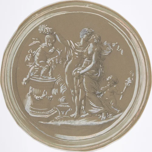 Design for Tomb Monument by anonymous, drawing, 1700-1799