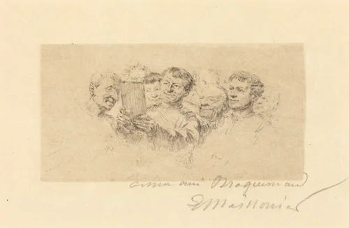 Les Amateurs by Jean Louis Ernest Meissonier, print, 1850-1891