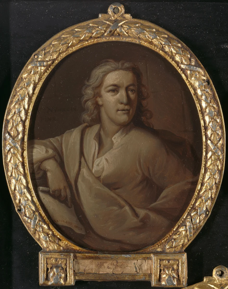 Portrait of Cornelis van der Pot (1707-1728). Merchant and Poet in Rotterdam by Dionys van Nijmegen, painting, 1732-1771