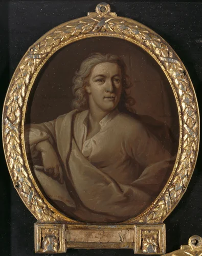 Portrait of Cornelis van der Pot (1707-1728). Merchant and Poet in Rotterdam by Dionys van Nijmegen, painting, 1732-1771