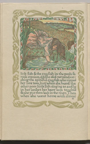 The Queen of the Fishes: Plate 4 by Lucien Pissarro, book, 1894