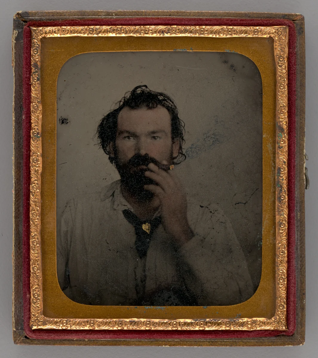 Untitled (Portrait of a Man) by Unknown maker, other, 1865