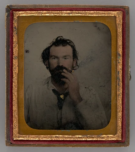 Untitled (Portrait of a Man) by Unknown maker, other, 1865