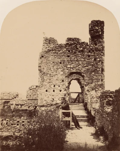 Ruined Tower by Frederick Scott Archer, photograph, 1853-1863