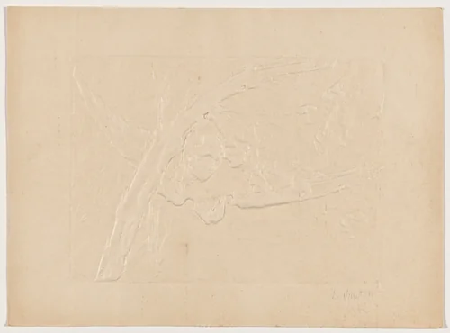 Le vautour (The Vulture) by Aristide Rouseaud, print, 1895