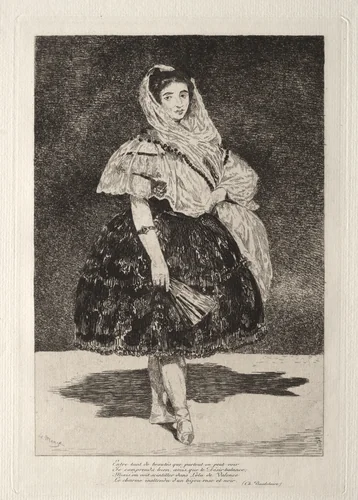 Lola de Valence by Edouard Manet, print, 1862