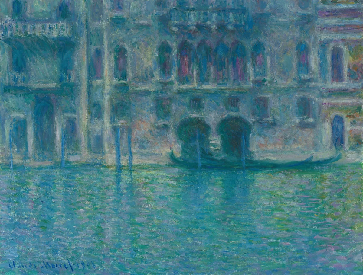 Palazzo da Mula, Venice by Claude Monet, painting, 1908