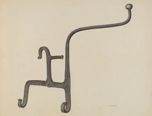 Kettle Tilter by Jacob Lipkin, index of american design, 1939