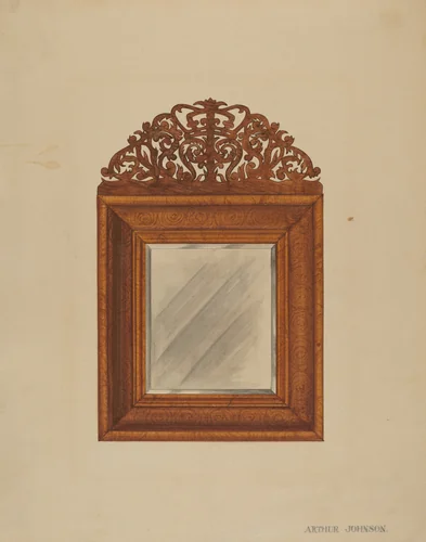 Mirror by Arthur Johnson, index of american design, 1936