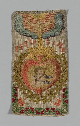 Fragment by Spain, textile, 1801-1900