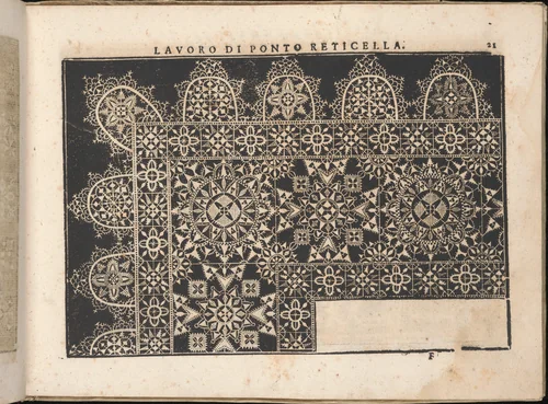 Fiore D'Ogni Virtu Per le Nobili Et Honeste Matrone, page 21 (recto) by Isabella Catanea Parasole, book, 1610