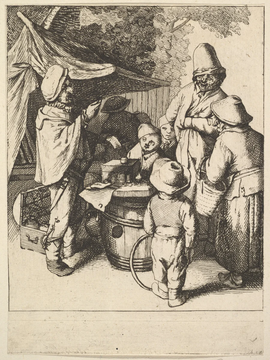 The Quack by Adriaen van Ostade, print, 1610-1685