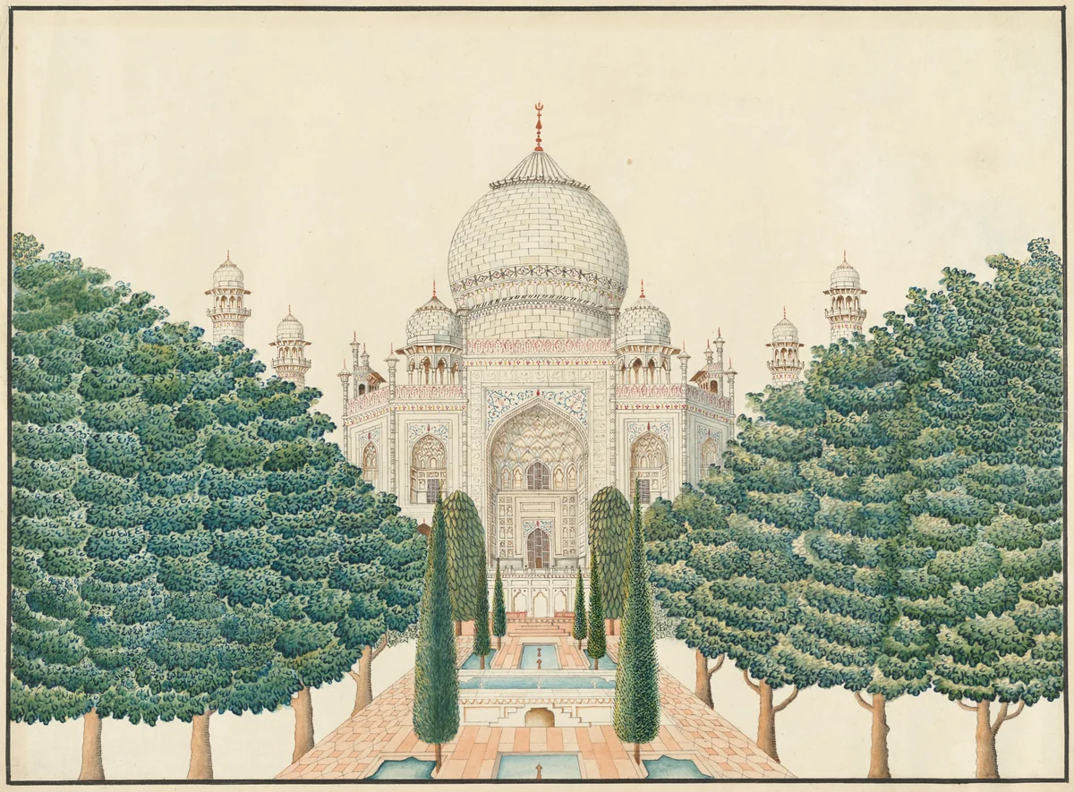 Taj Mahal by Indian 19th Century, drawing, 1825-1835