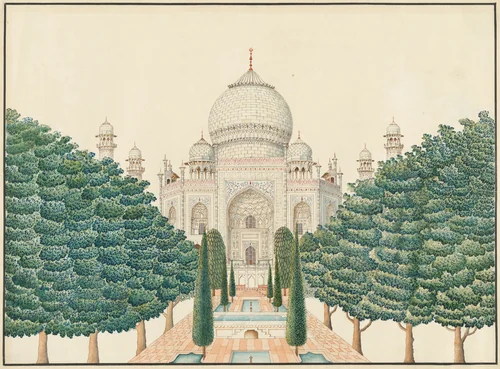 Taj Mahal by Indian 19th Century, drawing, 1825-1835