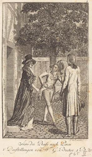 The Voyage to Paris by Daniel Nikolaus Chodowiecki, print, 1798